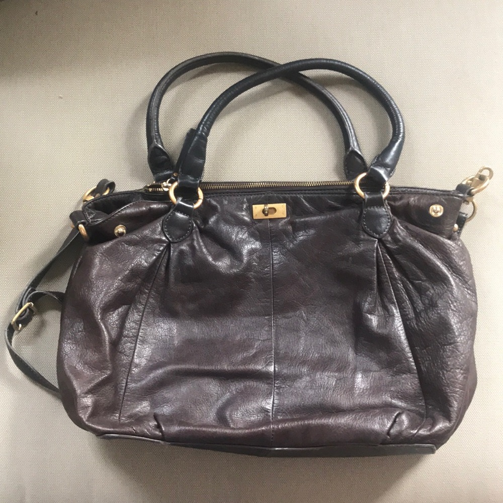 Jcrew Large Leather Handbag